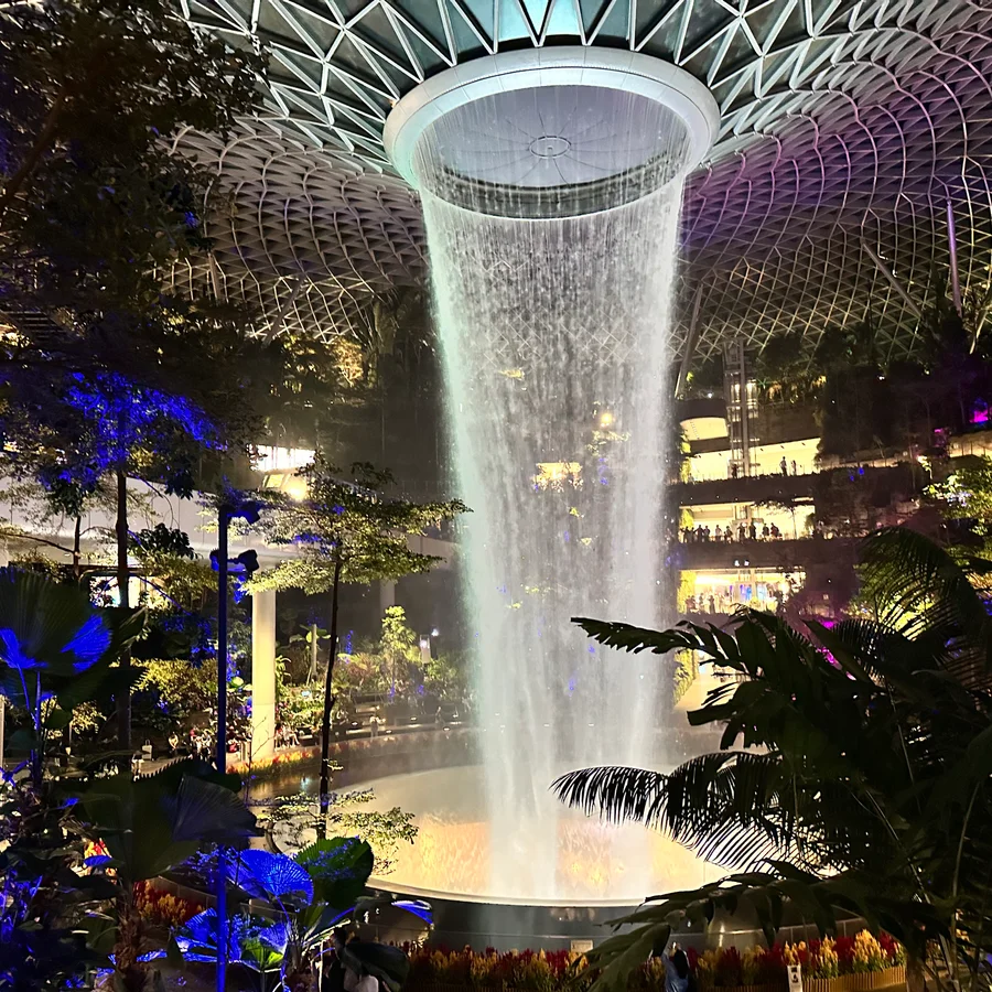 Jewel Changi — the rainforest vortex inside the airport