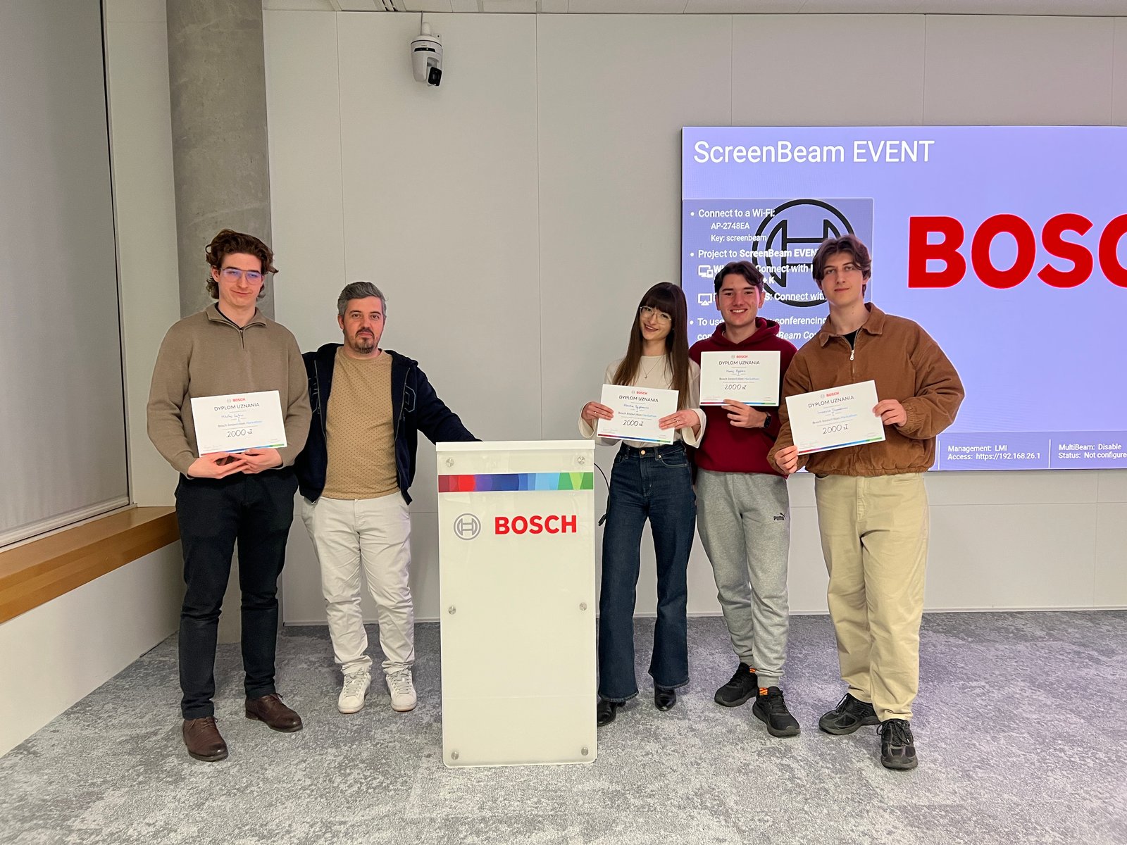 Bosch award ceremony