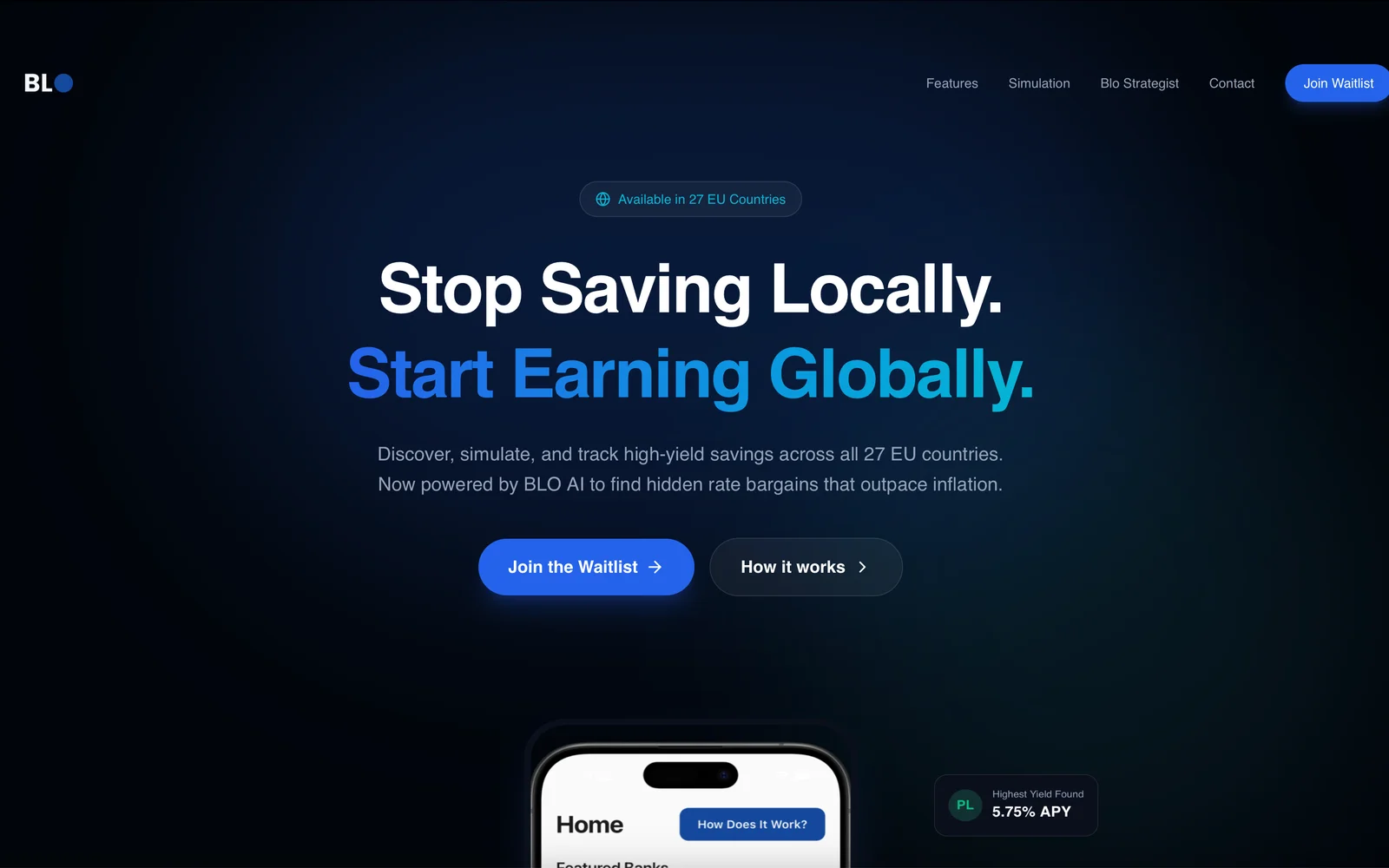 Blo — Country Comparison tab sorted by real return